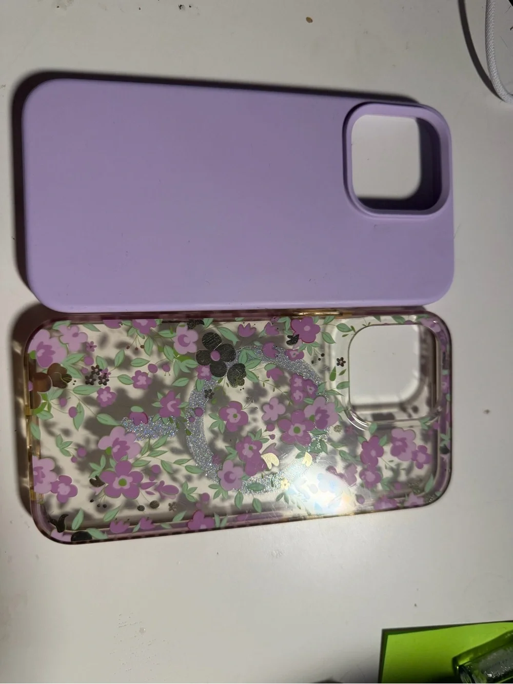 iphone 14 Pro max cases Purple Floral  Compatible Cell Phone Accessory